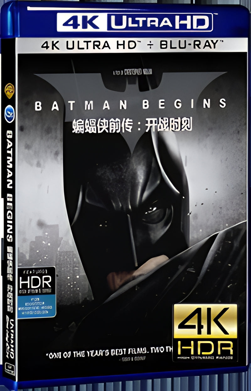 2005 Batman Begins (2005) Ultra HD 4K for Gift 1-Disc All RegionPlay Seal Box Blu-ray