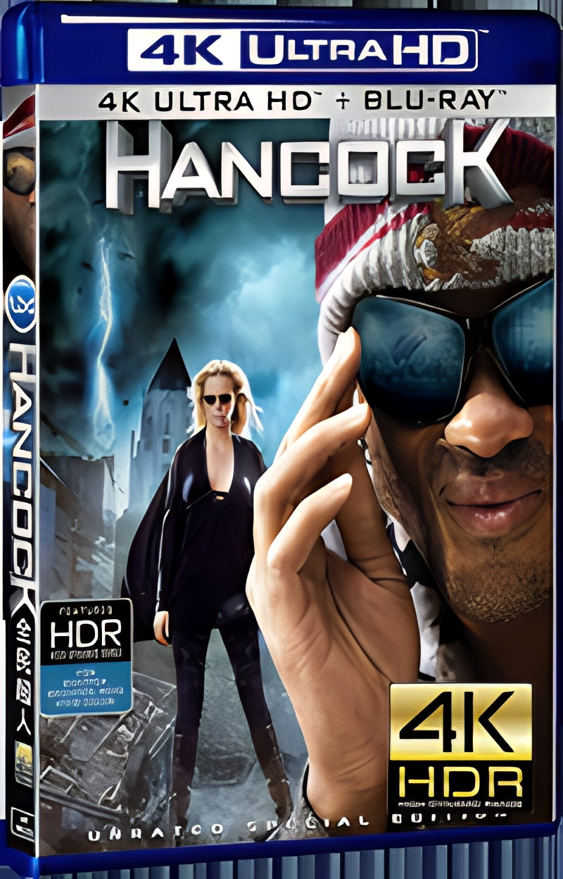 2008 Hancock Ultra HD 4K for Gift 1-Disc All RegionPlay Seal Box Blu-ray