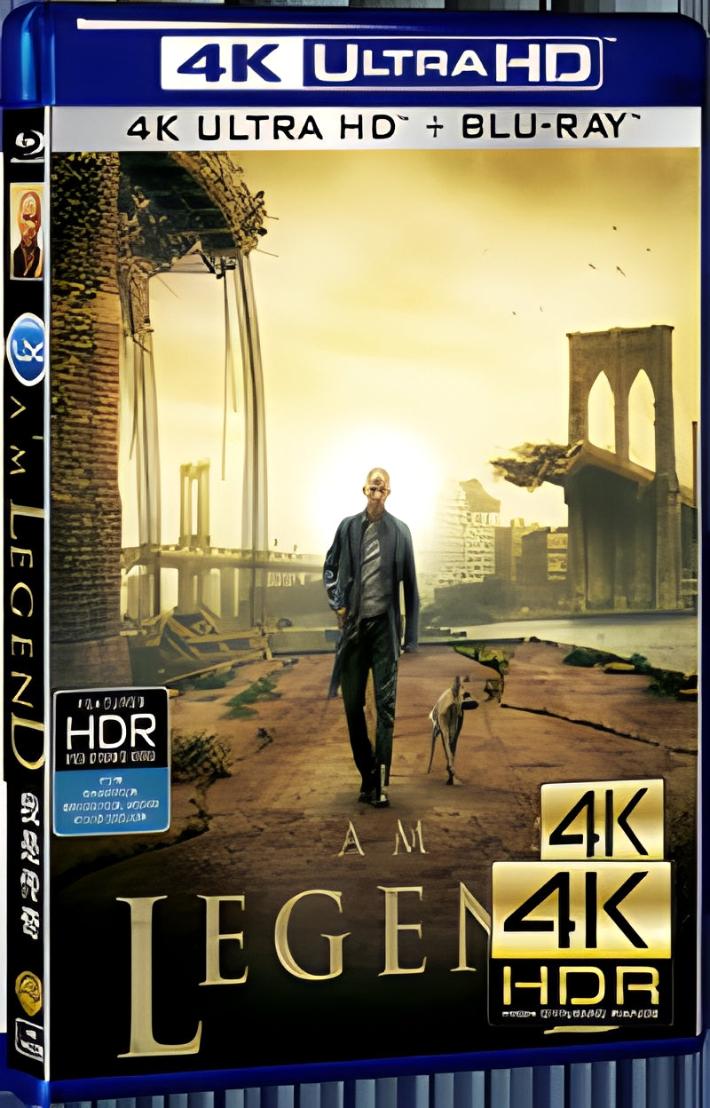 2007 I Am Legend Ultra HD 4K for Gift 1-Disc All RegionPlay Seal Box Blu-ray