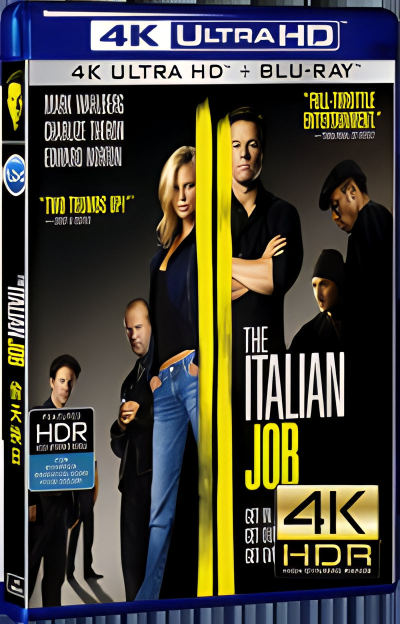 2003 The Italian Job (2003) Ultra HD 4K for Gift 1-Disc All RegionPlay Seal Box Blu-ray