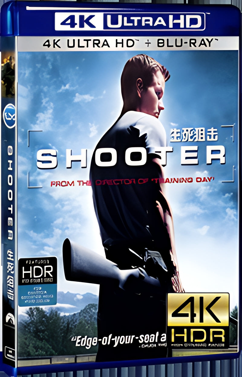 2007 Shooter Ultra HD 4K for Gift 1-Disc All RegionPlay Seal Box Blu-ray