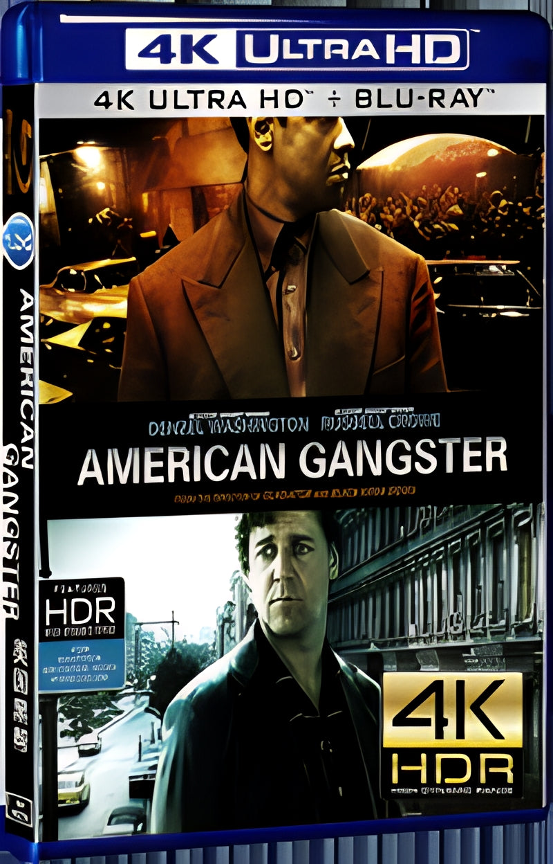 2007 American Gangster Ultra HD 4K for Gift 1-Disc All RegionPlay Seal Box Blu-ray