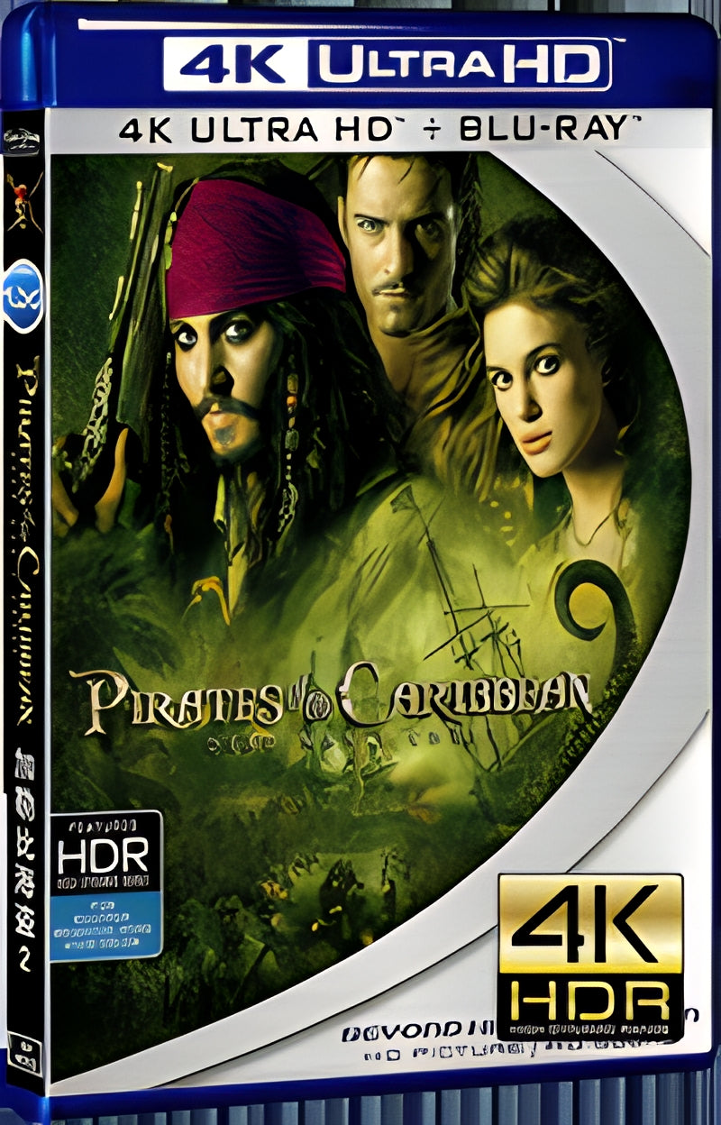 2006 Pirates of the Caribbean: Dead Man's Chest Ultra HD 4K for Gift 1-Disc All RegionPlay Seal Box Blu-ray