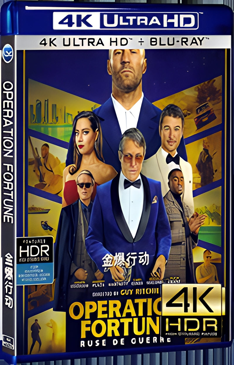 2023 Operation Fortune: Rue de guerre Ultra HD 4K for Gift 1-Disc All RegionPlay Seal Box Blu-ray