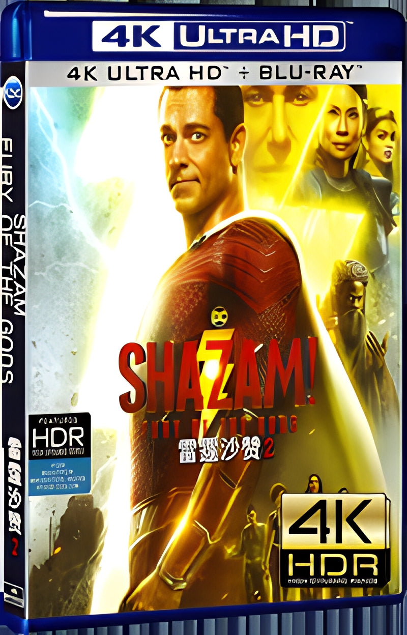 2023 Shazam! Fury of the Gods Ultra HD 4K for Gift 1-Disc All RegionPlay Seal Box Blu-ray