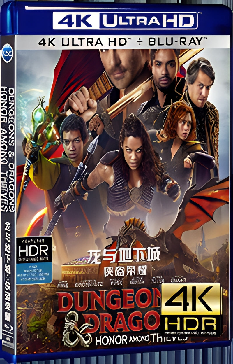 2023 Dungeons & Dragons: Honor Among Thieves Ultra HD 4K for Gift 1-Disc All RegionPlay Seal Box Blu-ray