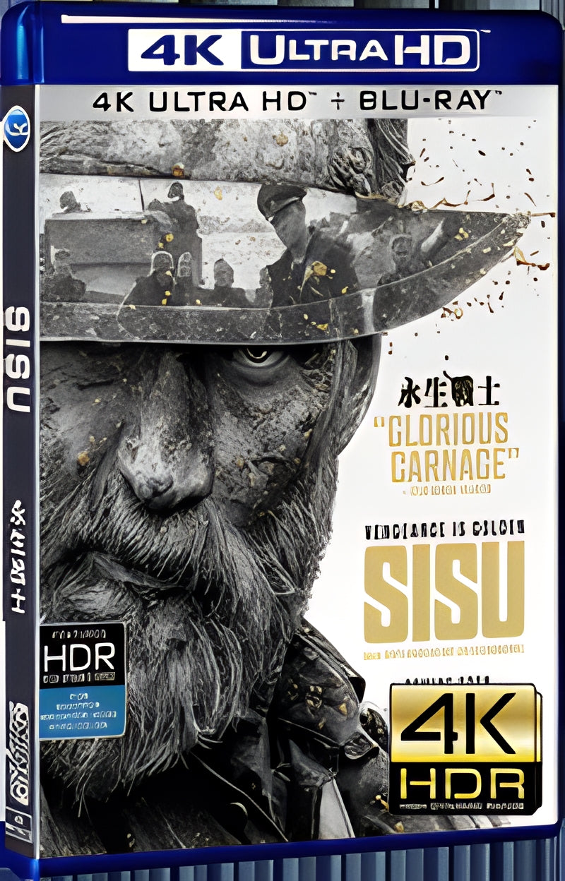 2022 Sisu Ultra HD 4K for Gift 1-Disc All RegionPlay Seal Box Blu-ray