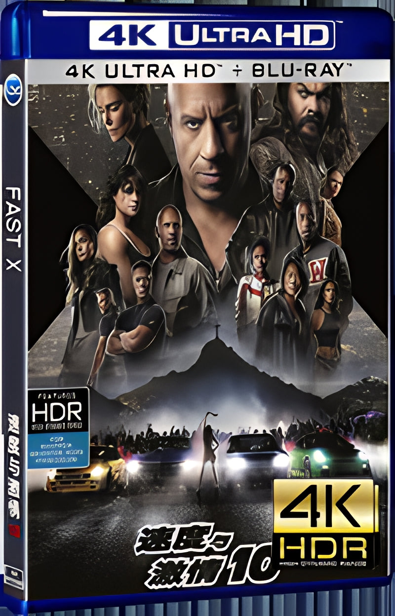 2023 Fast X Ultra HD 4K for Gift 1-Disc All RegionPlay Seal Box Blu-ray