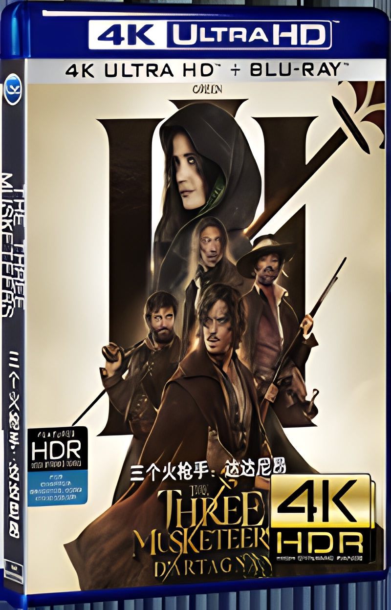 2023 The Three Musketeers Ultra HD 4K for Gift 1-Disc All RegionPlay Seal Box Blu-ray