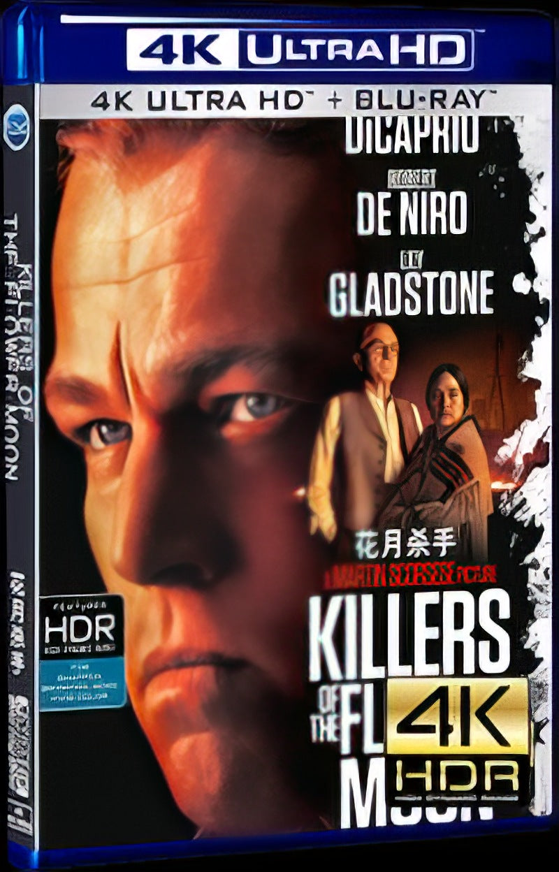 2023 Killers of the Flower Moon Ultra HD 4K Movie 1-Disc Box Set for Gift Collection Blu-ray