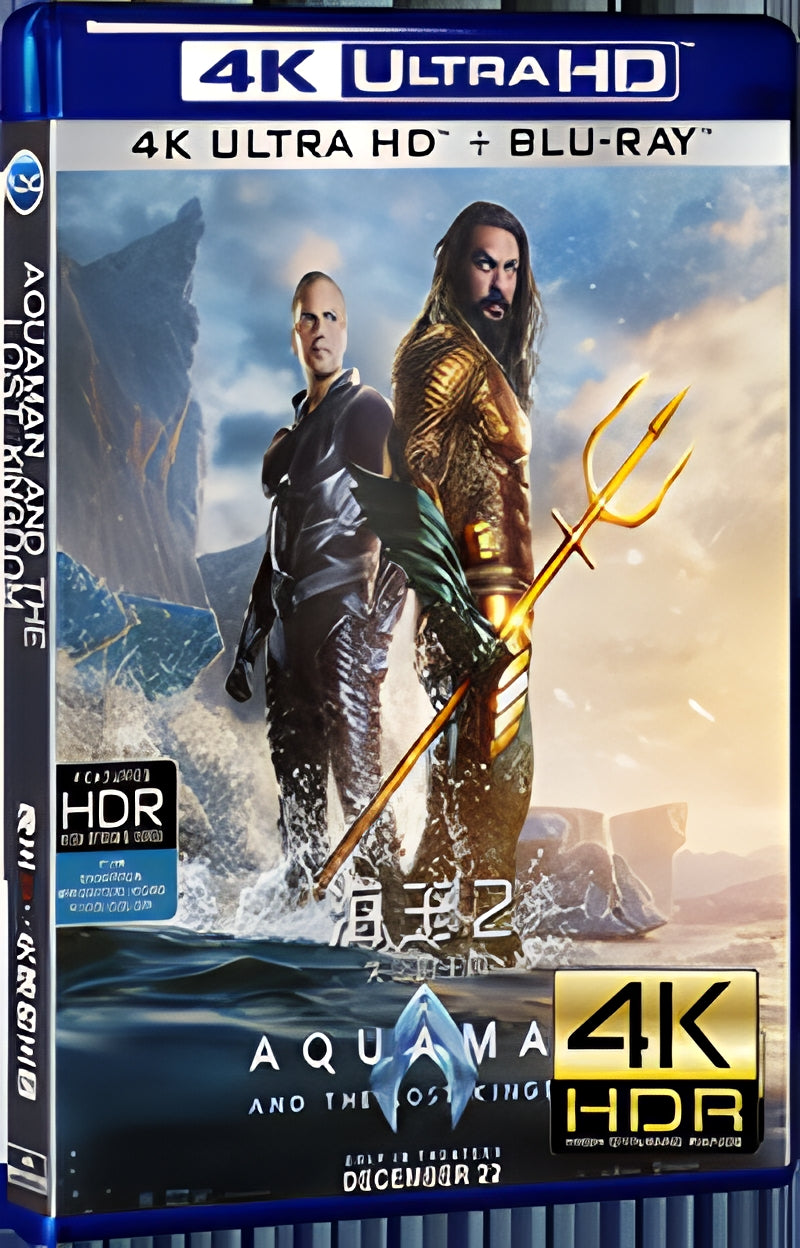 2023 Aquaman and the Lost Kingdom Ultra HD 4K for Gift 1-Disc All RegionPlay Seal Box Blu-ray