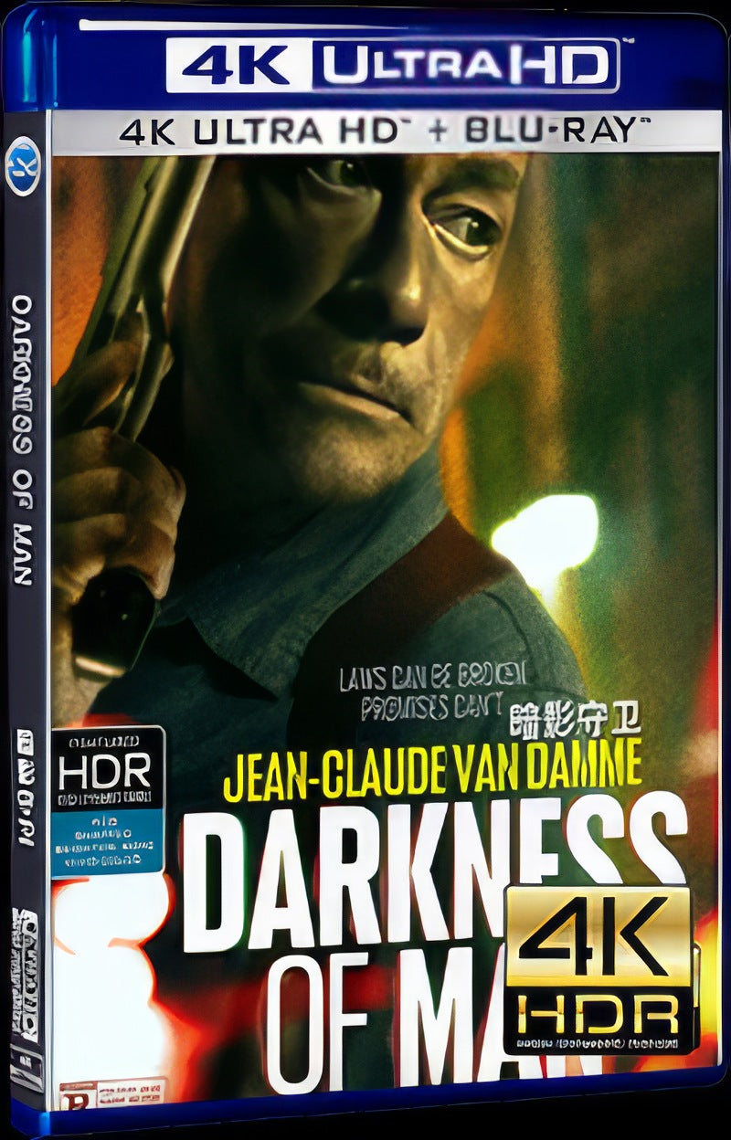 2024 Darkness of Man Ultra HD 4K Movie 1-Disc Box Set for Gift Collection Blu-ray