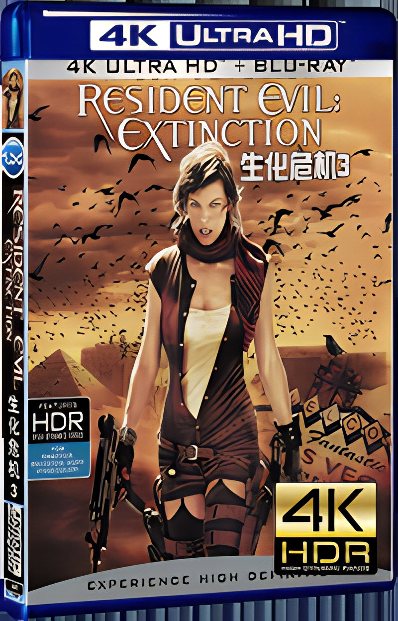 2007 Resident Evil 3 Ultra HD 4K for Gift 1-Disc All RegionPlay Seal Box Blu-ray