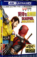 2024 Deadpool & Wolverine (2024) Ultra HD 4K for Gift 1-Disc All RegionPlay Seal Box Blu-ray