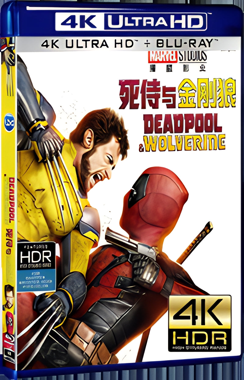 2024 Deadpool & Wolverine (2024) Ultra HD 4K for Gift 1-Disc All RegionPlay Seal Box Blu-ray