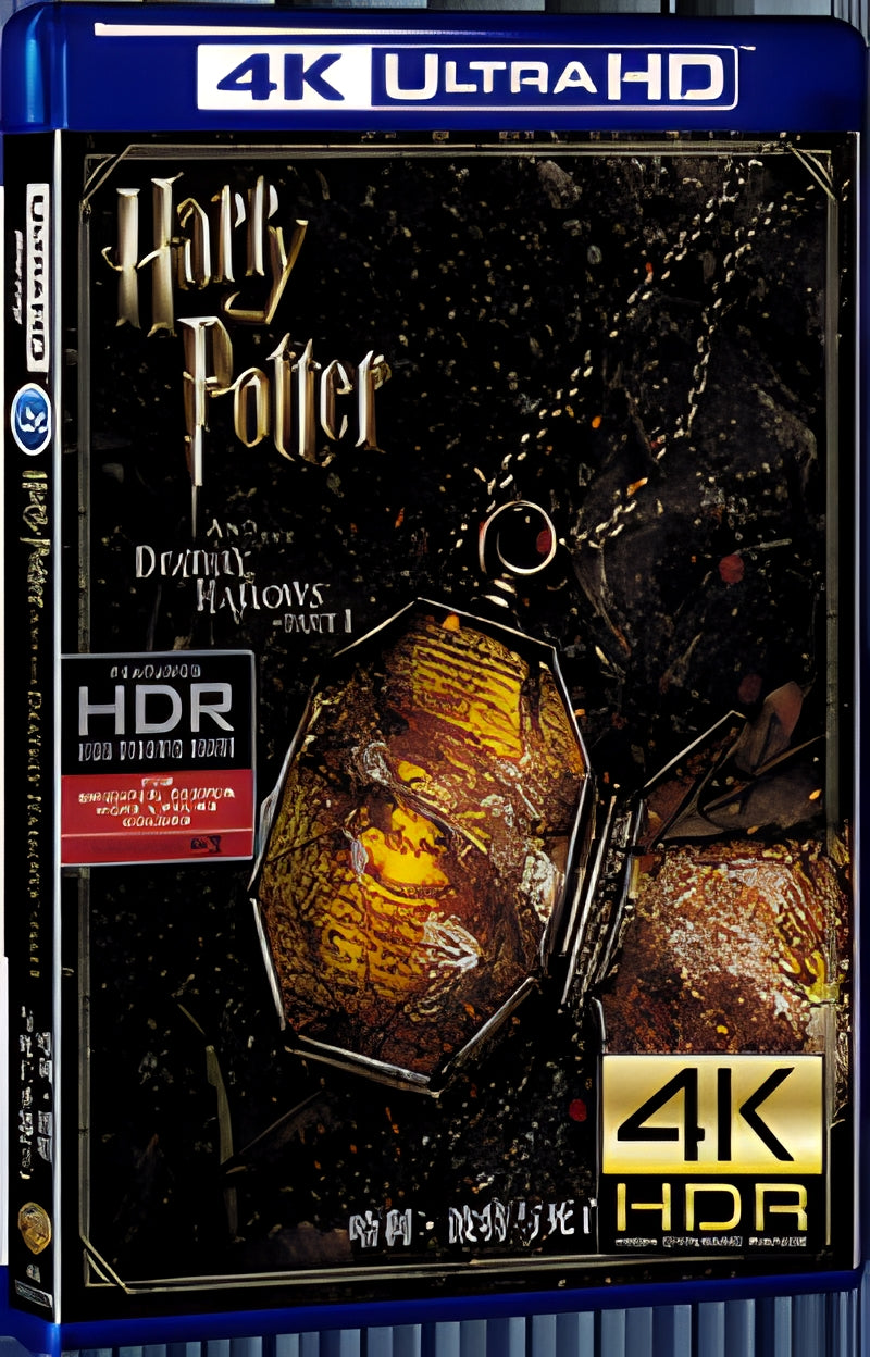 2010 Harry Potter and the Deathly Hallows: Part 1 (2010) Ultra HD 4K for Gift 1-Disc All RegionPlay Seal Box Blu-ray