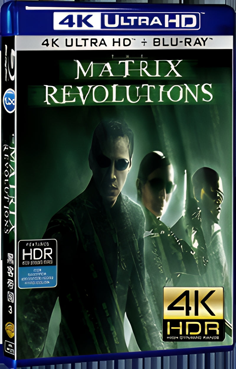 2000 The Matrix 3 Ultra HD 4K for Gift 1-Disc All RegionPlay Seal Box Blu-ray