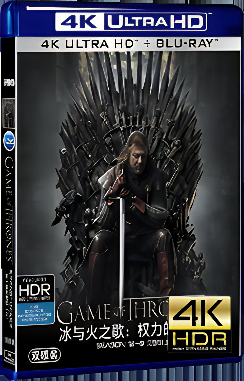 2011 Game of Thrones Ultra HD 4K for Gift 4-Disc All RegionPlay Seal Box Blu-ray
