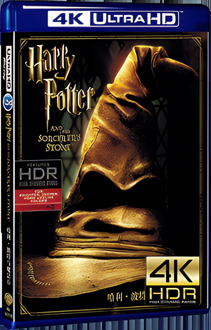 2001 Harry Potter and the Sorcerer's Stone (2001) Ultra HD 4K for Gift 1-Disc All RegionPlay Seal Box Blu-ray