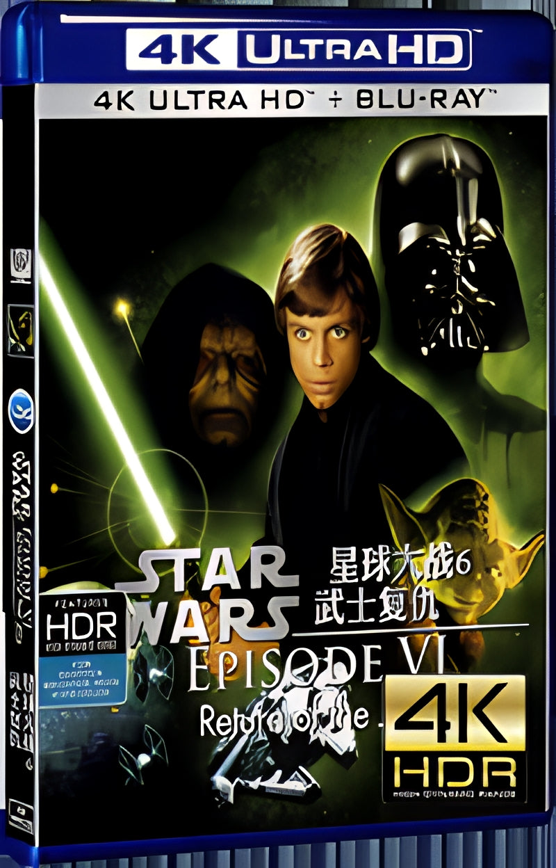 2001 Star Wars: Episode VI - Return of the Jedi Ultra HD 4K for Gift 1-Disc All RegionPlay Seal Box Blu-ray