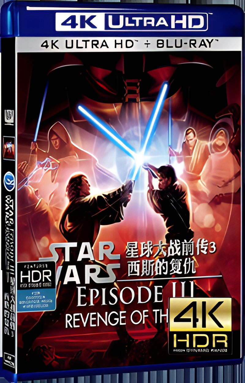 2005 Star Wars: Episode III Ultra HD 4K for Gift 1-Disc All RegionPlay Seal Box Blu-ray