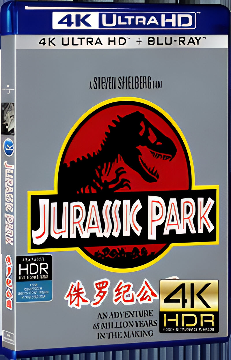 1993 urassic Park Ultra HD 4K for Gift 1-Disc All RegionPlay Seal Box Blu-ray