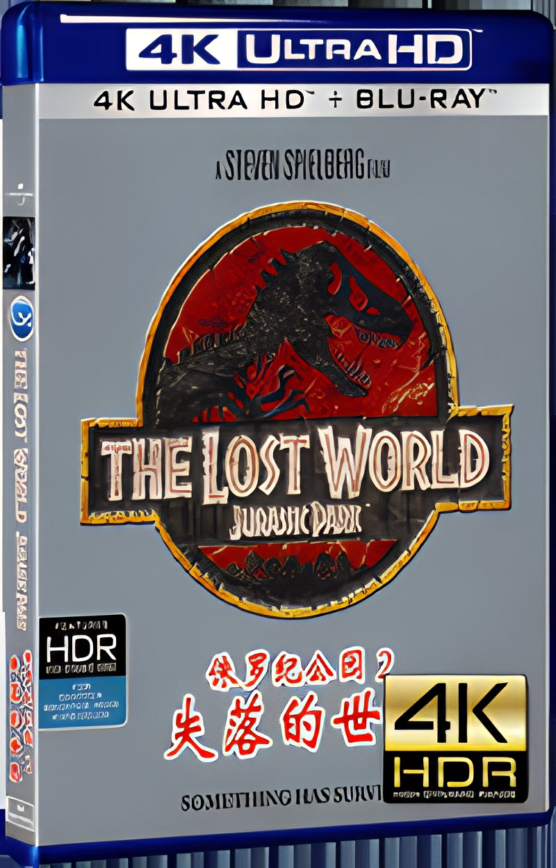 1997 Jurassic Park 2 Ultra HD 4K for Gift 1-Disc All RegionPlay Seal Box Blu-ray