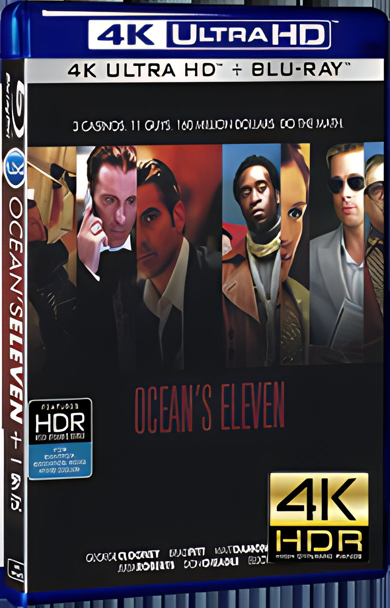 2001 Ocean's eleven Ultra HD 4K for Gift 1-Disc All RegionPlay Seal Box Blu-ray