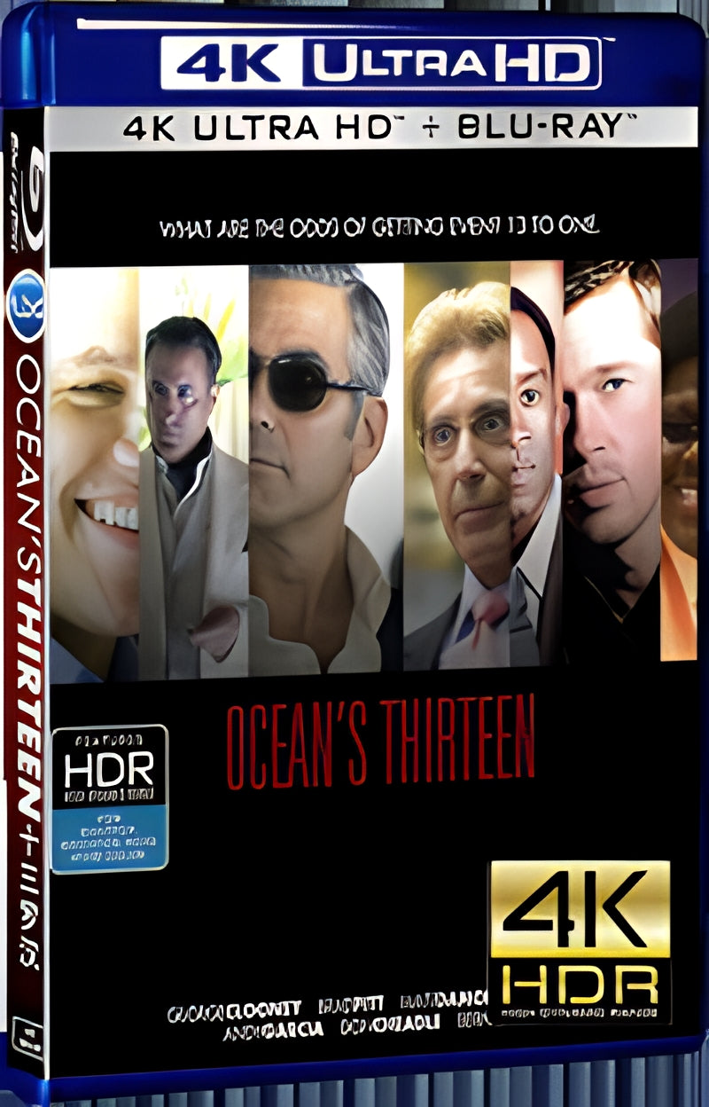 2007 Ocean's Thirteen Ultra HD 4K for Gift 1-Disc All RegionPlay Seal Box Blu-ray