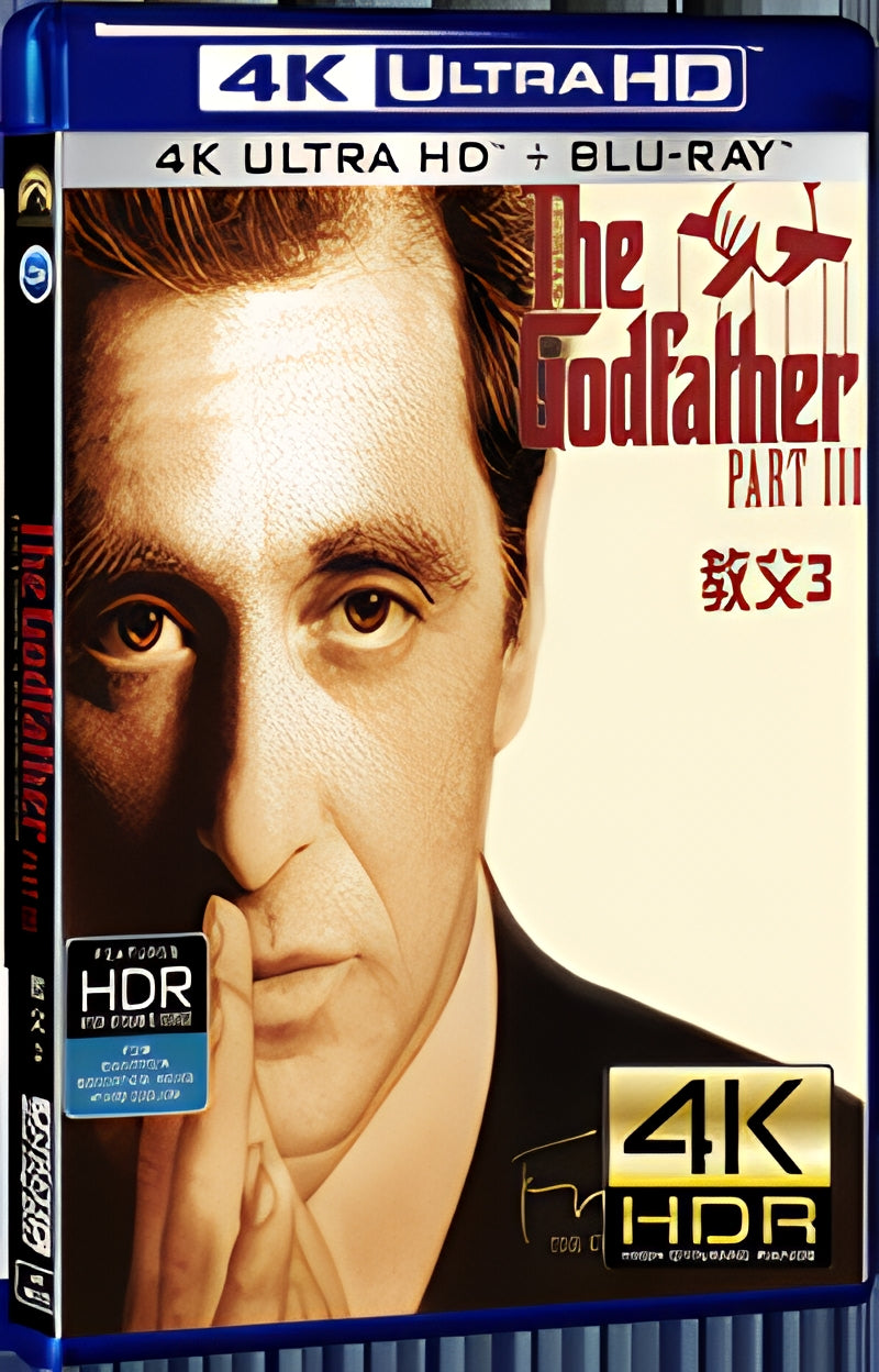 1990 The Godfather3 Ultra HD 4K for Gift 1-Disc All RegionPlay Seal Box Blu-ray