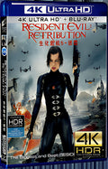 2012 Resident Evil: Retribution Ultra HD 4K for Gift 1-Disc All RegionPlay Seal Box Blu-ray