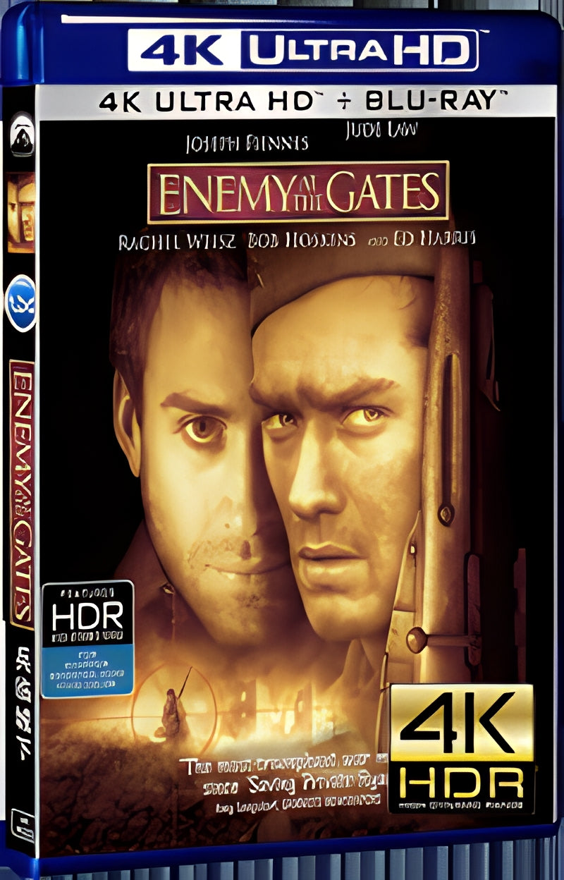 2001 Enemy at the Gates Ultra HD 4K for Gift 1-Disc All RegionPlay Seal Box Blu-ray