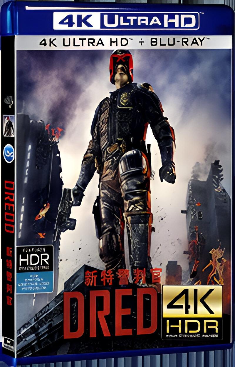 2012 Dredd Ultra HD 4K for Gift 1-Disc All RegionPlay Seal Box Blu-ray