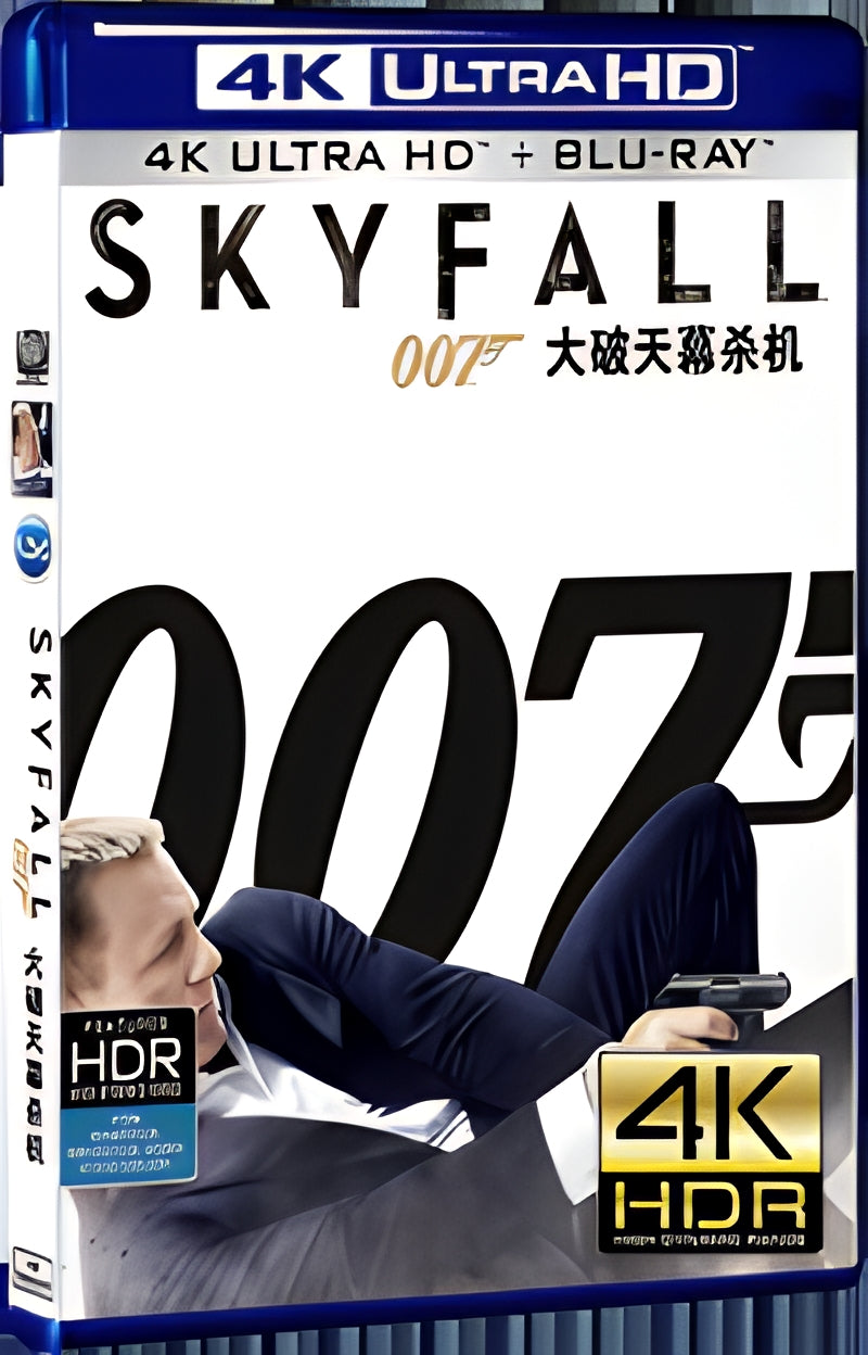 2012 Skyfall (2012) Ultra HD 4K for Gift 1-Disc All RegionPlay Seal Box Blu-ray