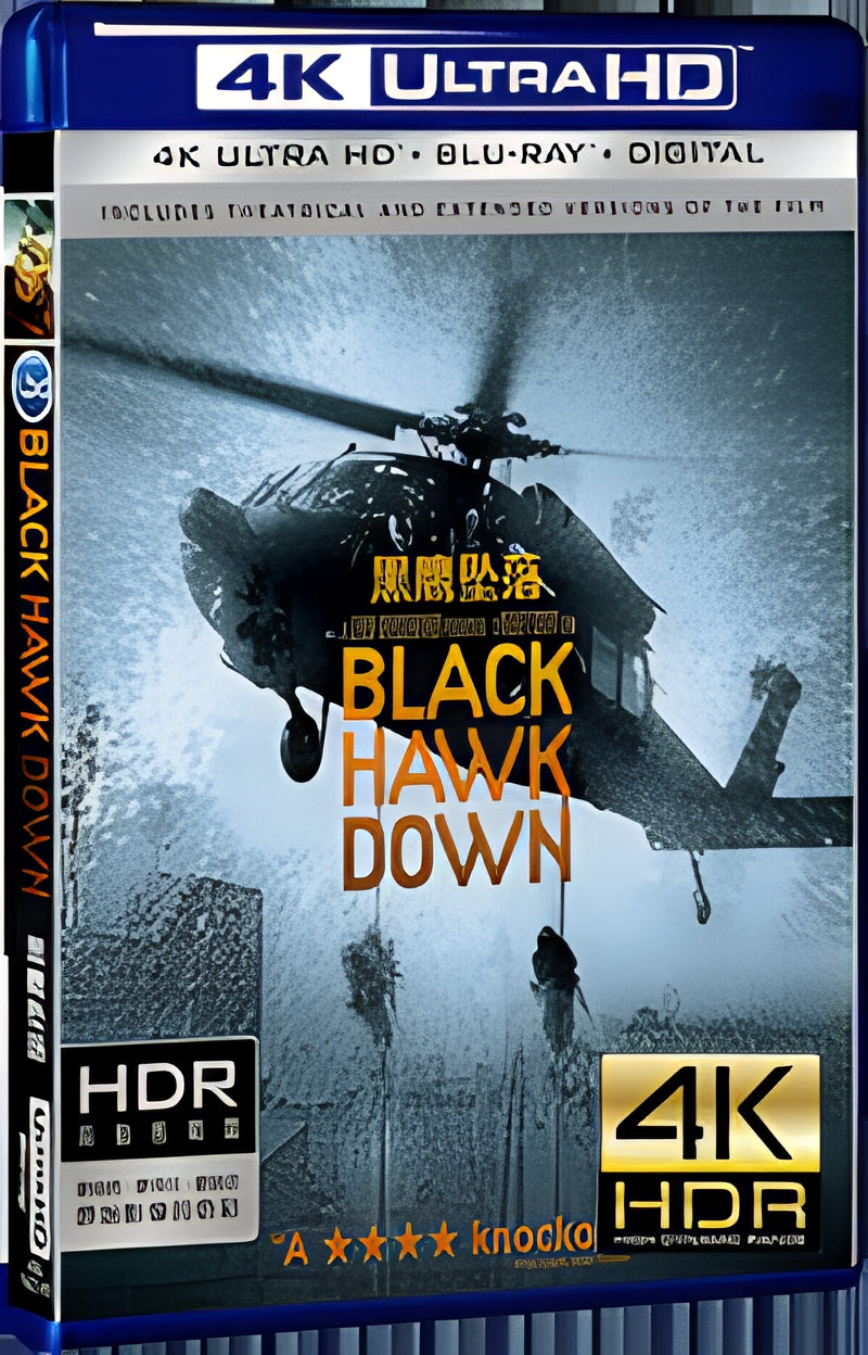 2001 Black Hawk Down (2001) Ultra HD 4K for Gift 1-Disc All RegionPlay Seal Box Blu-ray