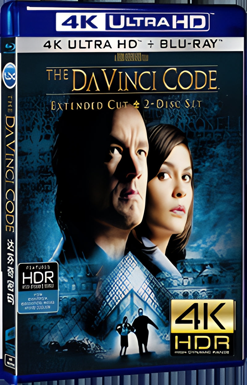 2006 Da Vinci Code Ultra HD 4K for Gift 1-Disc All RegionPlay Seal Box Blu-ray