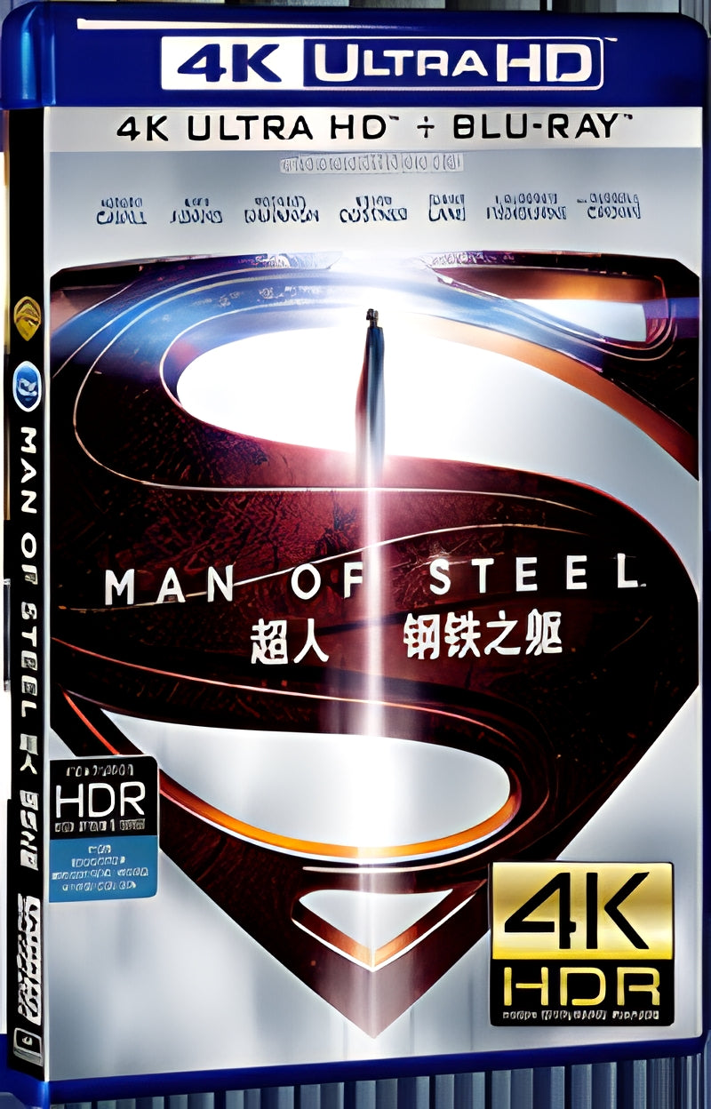 2013 Man of Steel Ultra HD 4K for Gift 1-Disc All RegionPlay Seal Box Blu-ray