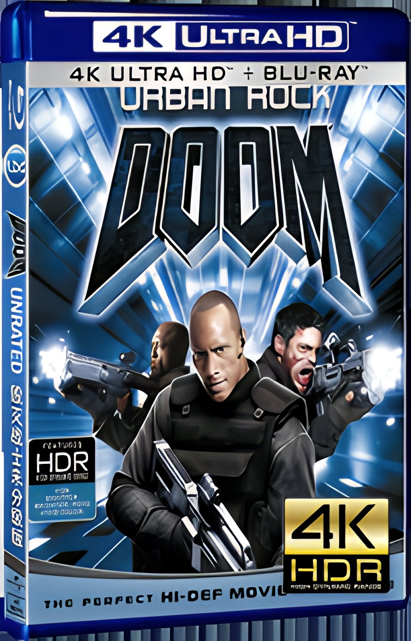 2005 Doom Ultra HD 4K for Gift 1-Disc All RegionPlay Seal Box Blu-ray