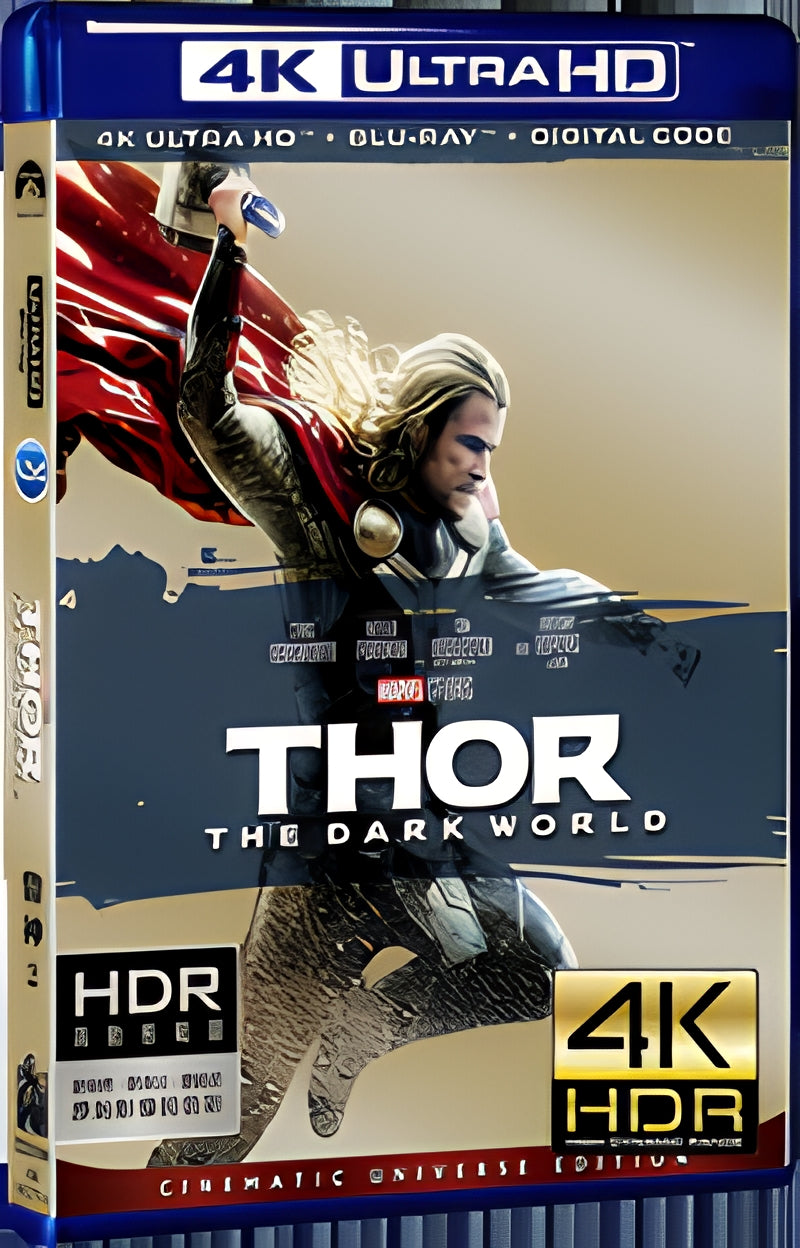 2013 Thor: The Dark World Ultra HD 4K for Gift 1-Disc All RegionPlay Seal Box Blu-ray