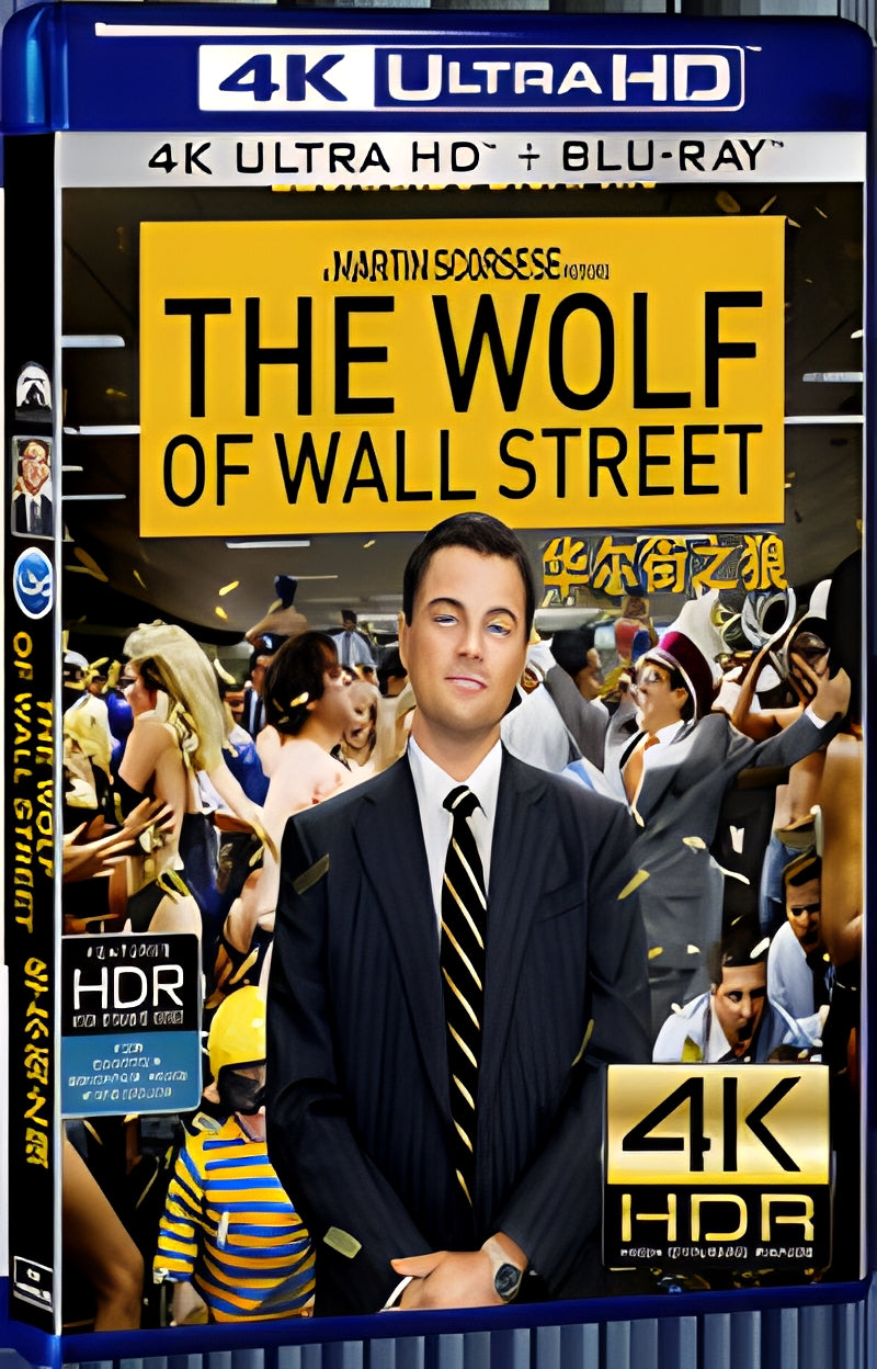 2013 The Wolf of Wall Street Ultra HD 4K for Gift 1-Disc All RegionPlay Seal Box Blu-ray