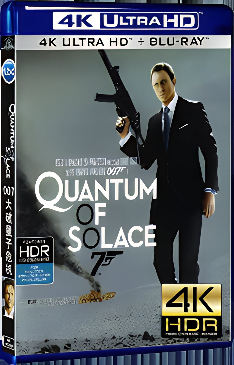 2009 Quantum Of Solace Ultra HD 4K for Gift 1-Disc All RegionPlay Seal Box Blu-ray