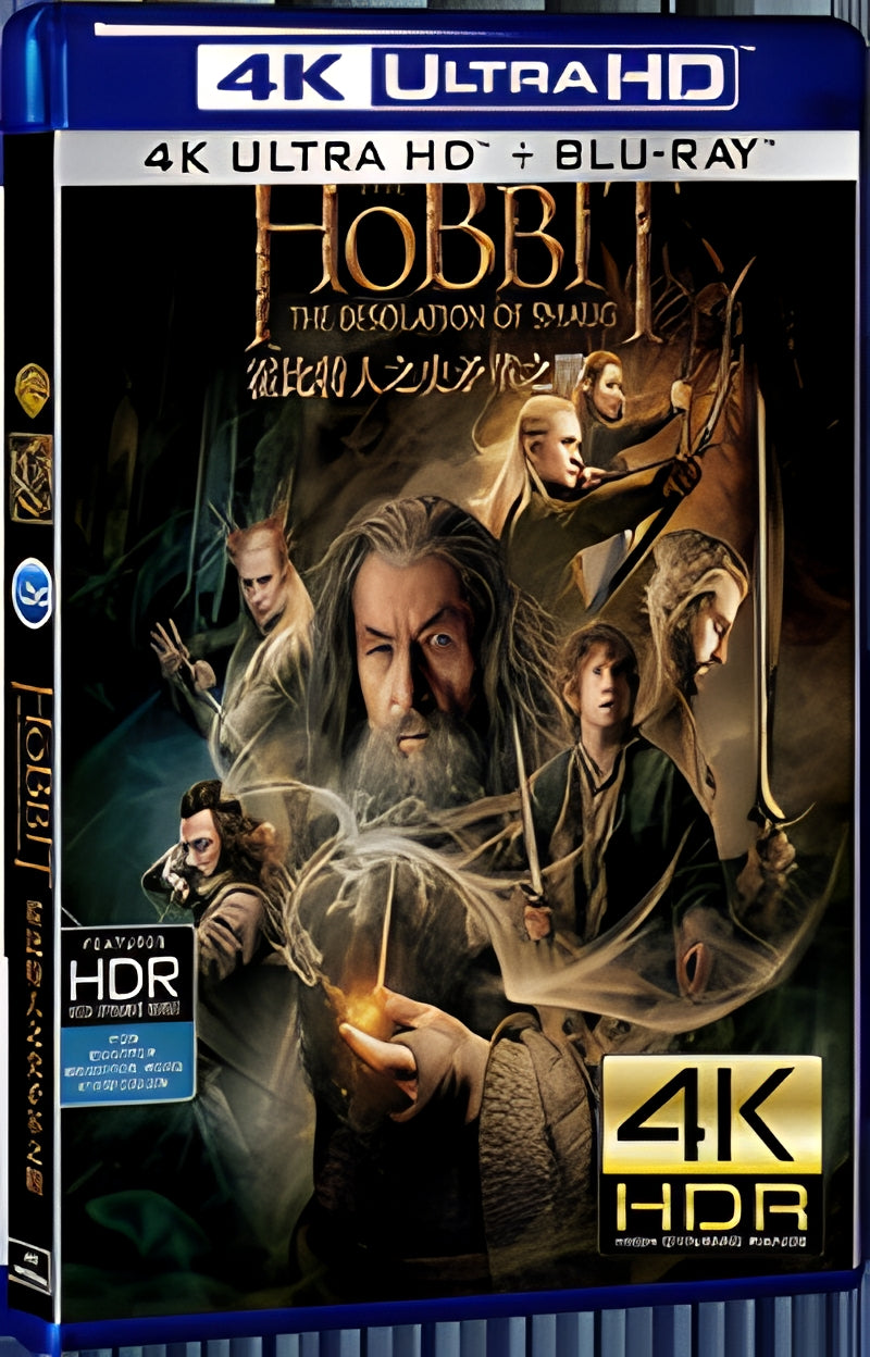 2013 The Hobbit: The Desolation of Smaug(2013) Ultra HD 4K for Gift 1-Disc All RegionPlay Seal Box Blu-ray