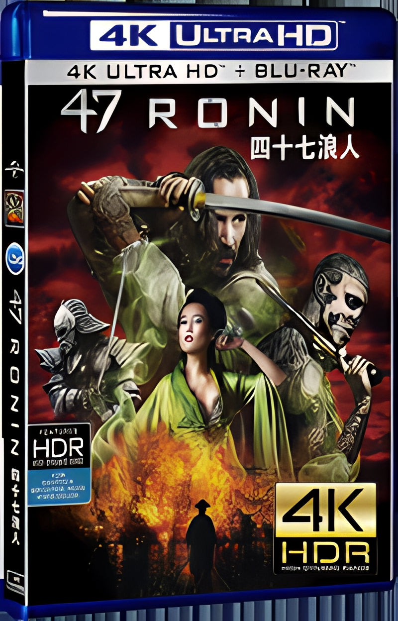 2013 47 Ronin Ultra HD 4K for Gift 1-Disc All RegionPlay Seal Box Blu-ray