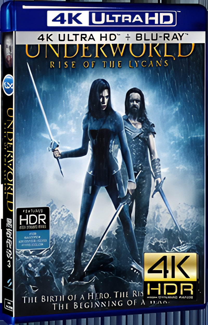 2009 Underworld: Rise of the Lycans Ultra HD 4K for Gift 1-Disc All RegionPlay Seal Box Blu-ray