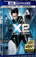 2003 X-MenⅡ Ultra HD 4K for Gift 1-Disc All RegionPlay Seal Box Blu-ray