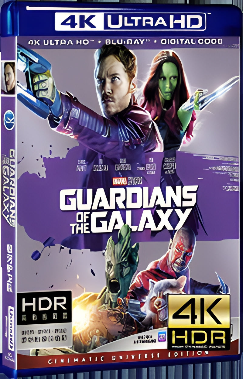 2014 Guardians of the Galaxy(2014) Ultra HD 4K for Gift 1-Disc All RegionPlay Seal Box Blu-ray