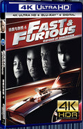 2009 Fast & Furious Ultra HD 4K for Gift 1-Disc All RegionPlay Seal Box Blu-ray