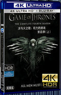 2014 Game of Thrones Season 4(2014) Ultra HD 4K for Gift 4-Disc All RegionPlay Seal Box Blu-ray