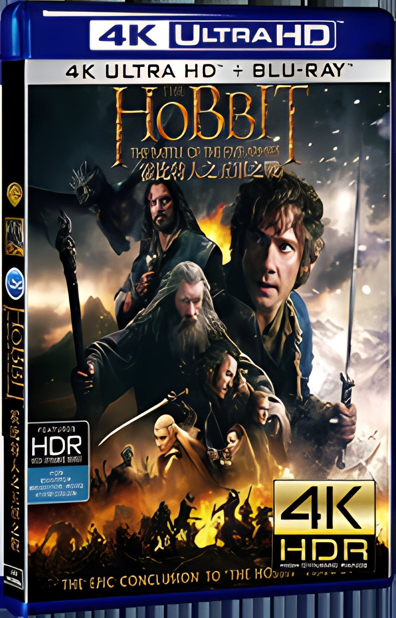 2014 The Hobbit: The Battle of the Five Armies (2014) Ultra HD 4K for Gift 1-Disc All RegionPlay Seal Box Blu-ray