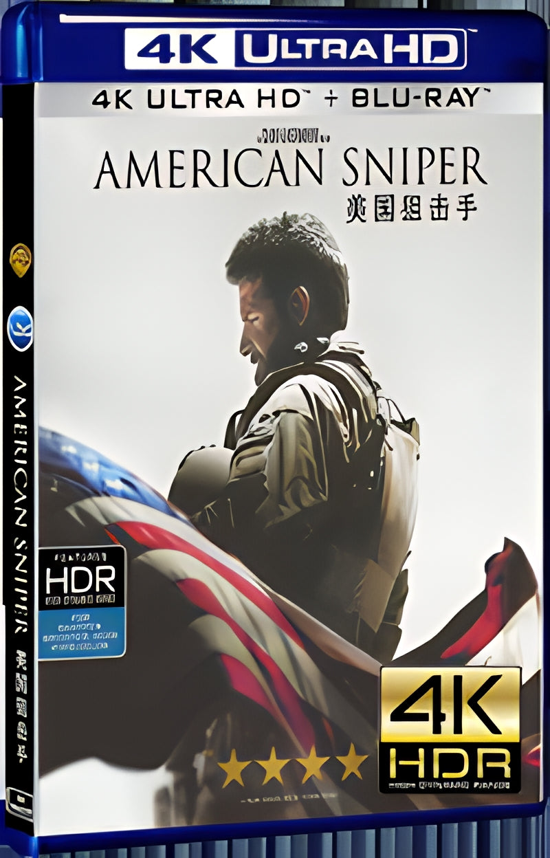 2014 American Sniper (2014) Ultra HD 4K for Gift 1-Disc All RegionPlay Seal Box Blu-ray